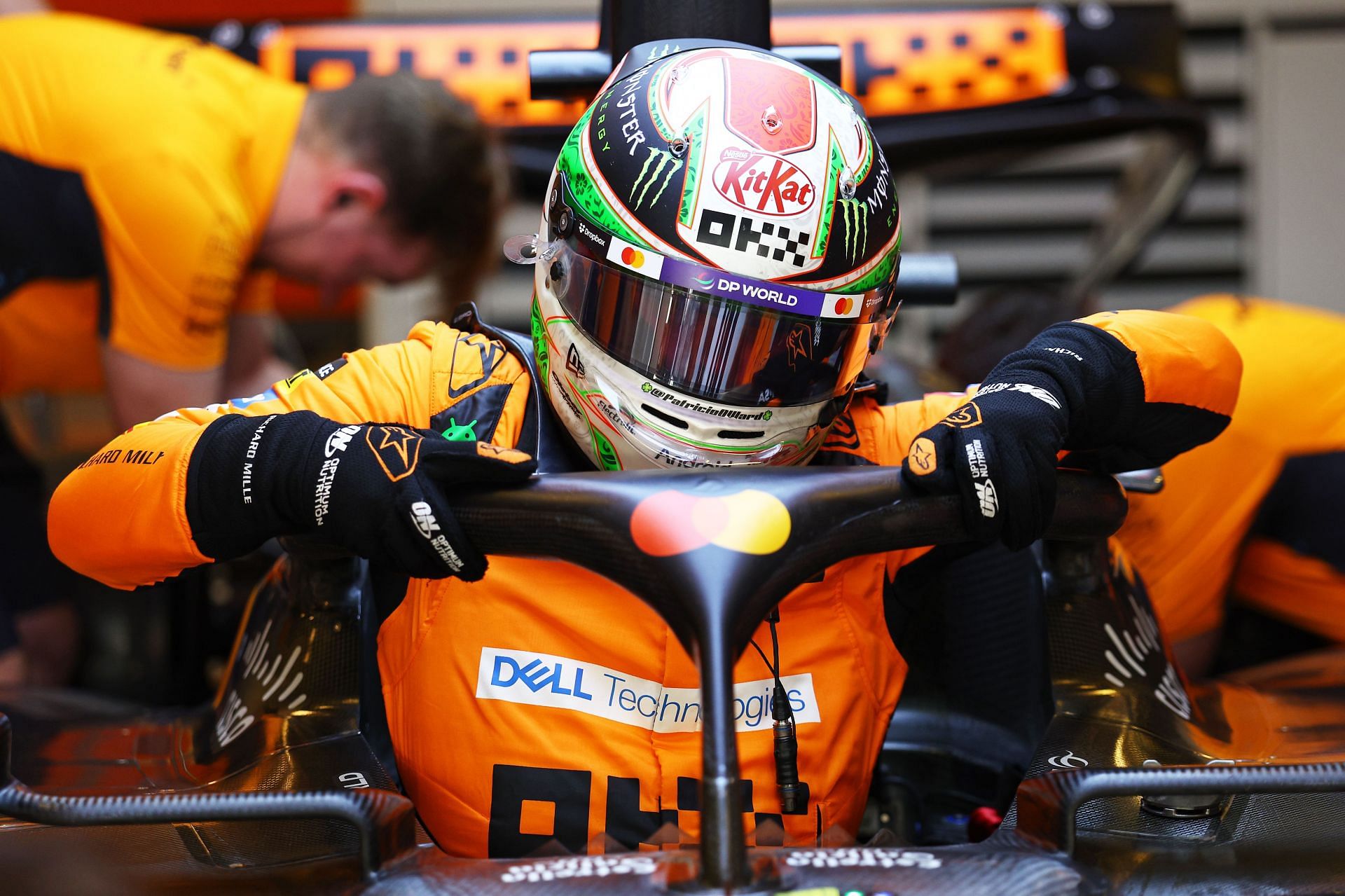 Pato O'Ward with McLaren during the post-season F1 testing at Abu Dhabi, Dec 2024 - Source: Getty